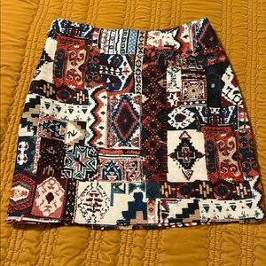 Goodnight Macaroon Multicolor Patterned Skirt